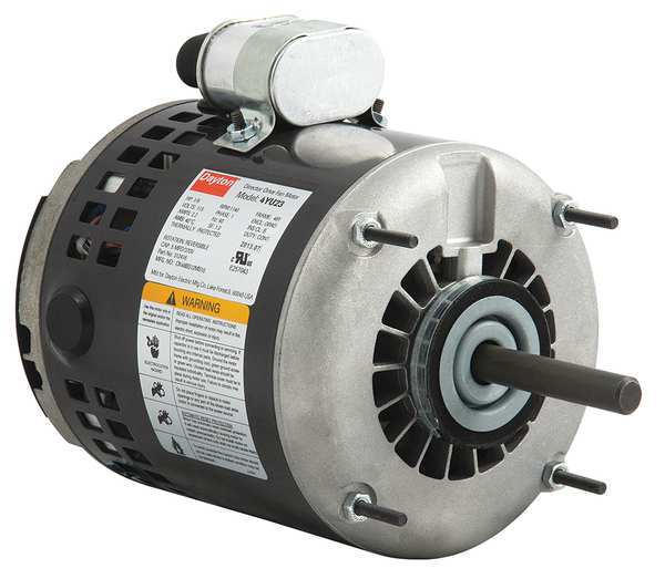 Motor, PSC, 1/3 HP, 1100 RPM, 115V, 56Z, ODP