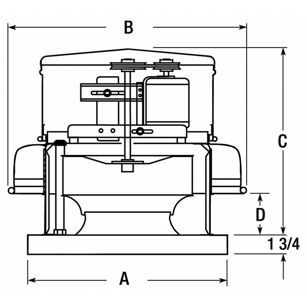 Downblast Less Drive Package, 26-1/2In