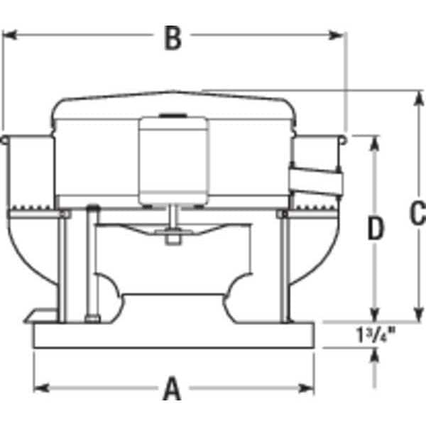 Upblast Less Drive Package, 13-1/4 In