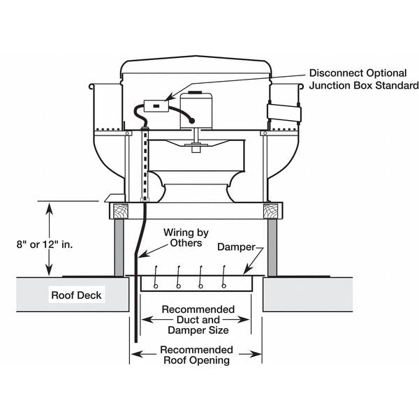 Upblast Less Drive Package, 13-1/4 In