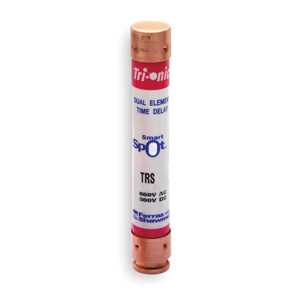 Fuse, Time Delay, 12A, TRS-RID Series, 600V AC, 600V DC, 5