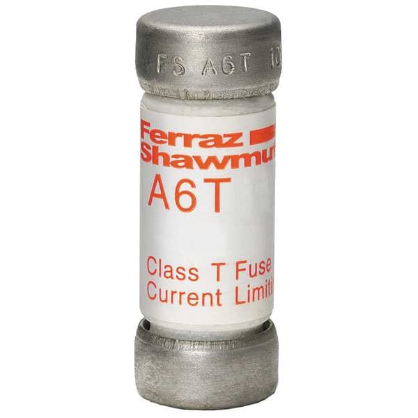 Fuse, Very Fast Acting, 1 A, A6T Series, 600V AC, 300V DC, 1-1/2