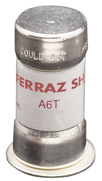 Fuse, Very Fast Acting, 60 A, A6T Series, 600V AC, 300V DC, 1-9/16