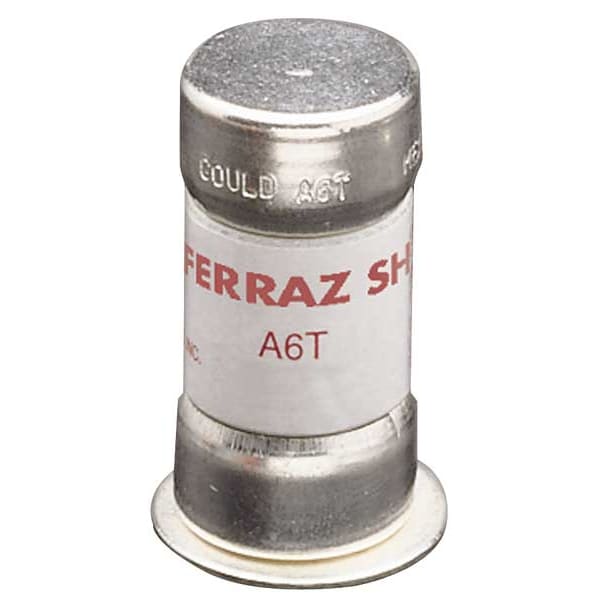 Fuse, Very Fast Acting, 50 A, A6T Series, 600V AC, 300V DC, 1-9/16