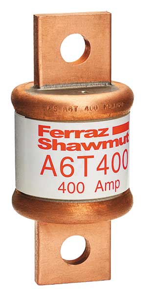 Fuse, Very Fast Acting, 250 A, A6T Series, 600V AC, 300V DC, 3-5/8