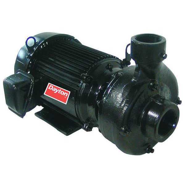 Cast Iron 10 HP Centrifugal Pump 208-230/460V