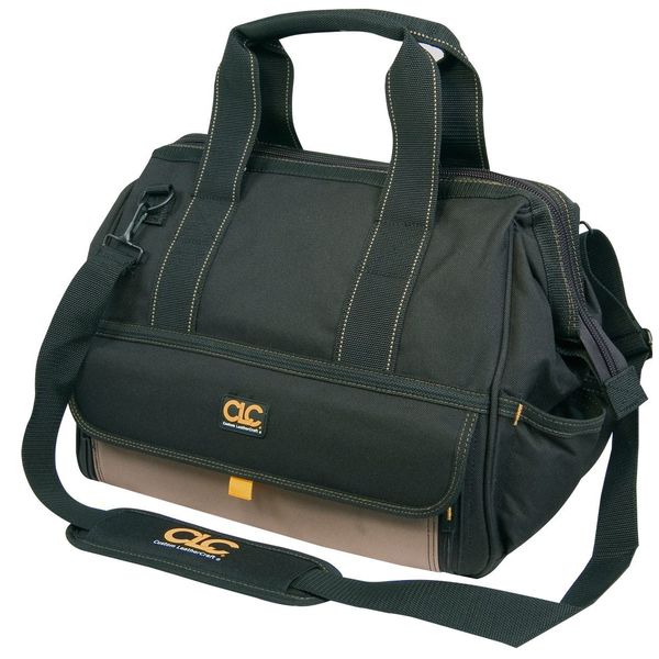 Tool Bag, Polyester, 23 Pockets, Black, 12