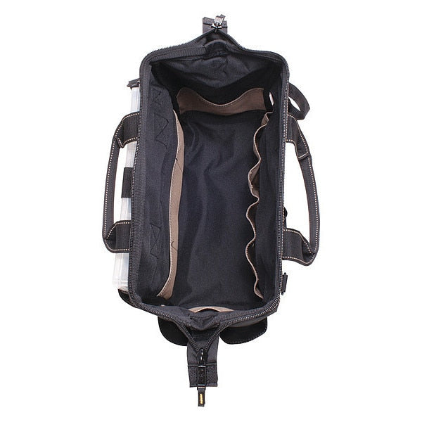 Tool Bag, Polyester, 23 Pockets, Black, 12