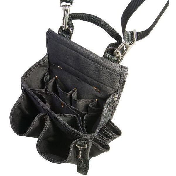 Black Ballistic Polyester 20 Pockets
