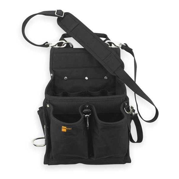 Black Ballistic Polyester 20 Pockets