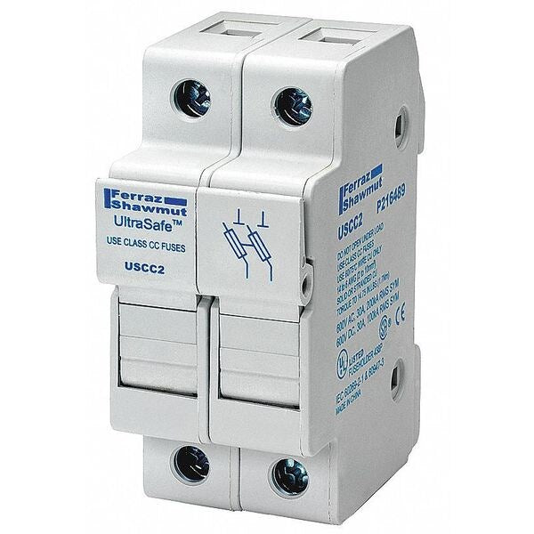 Fuse Block, Midget and CC Class, 30A, 2 Pol