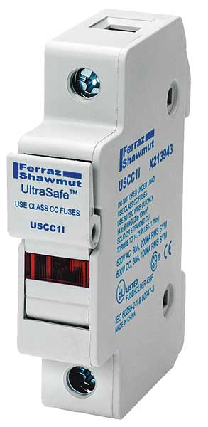 Fuse Block, Midget and CC Class, 30A, 1 Pol