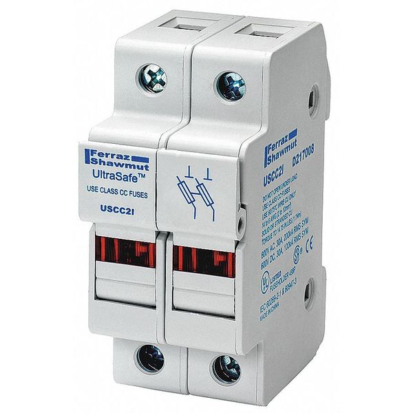 Fuse Block, Midget and CC Class, 30A, 2 Pol