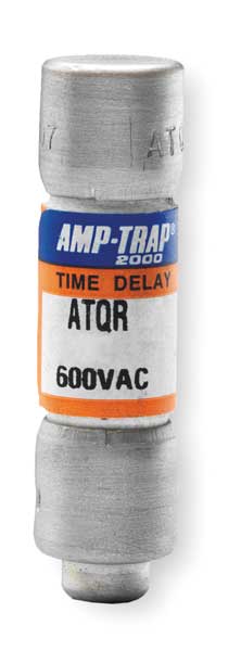 UL Class CC Fuse, Time Delay, 1/2A, ATQR Series, 600V AC, 300V DC, 1-1/2