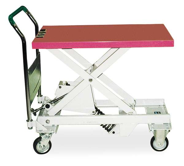 Scissor Lift Table, 330 lb. Cap, 17-3/4