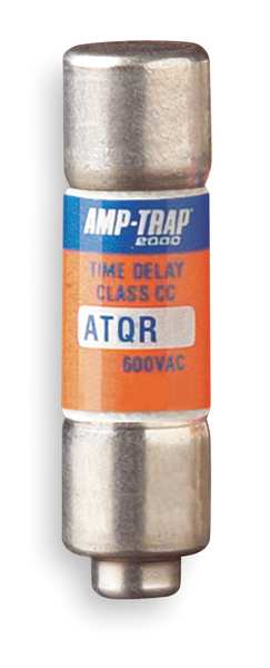 UL Class CC Fuse, Time Delay, 7A, ATQR Series, 600V AC, 300V DC, 1-1/2