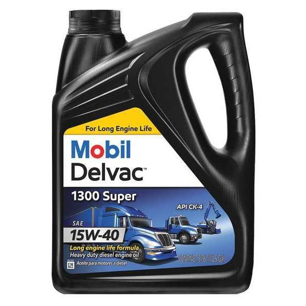 Mobil Delvac 1300 Super 15W-40, Diesel, 1 Gal