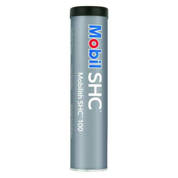 Mobilith SHC 100, Multipurpose Grease, Lithium Complex, NLGI Grade 2, 13.4 oz, Red