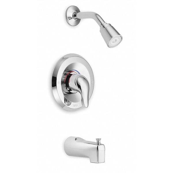 Wall Mounted, Shower Head Kit, Chrome, Wall