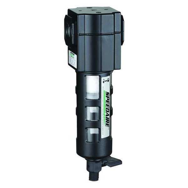 Compressed Air Filter, 150 psi, 55 cfm, Bowl Size: 2.2 oz.