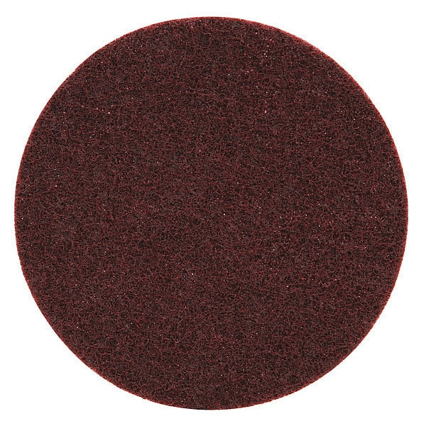 Hook/Loop Disc, No Hole, 7 in., Med, AlO