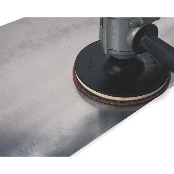 Hook/Loop Disc, No Hole, 5 in., Med, AlO