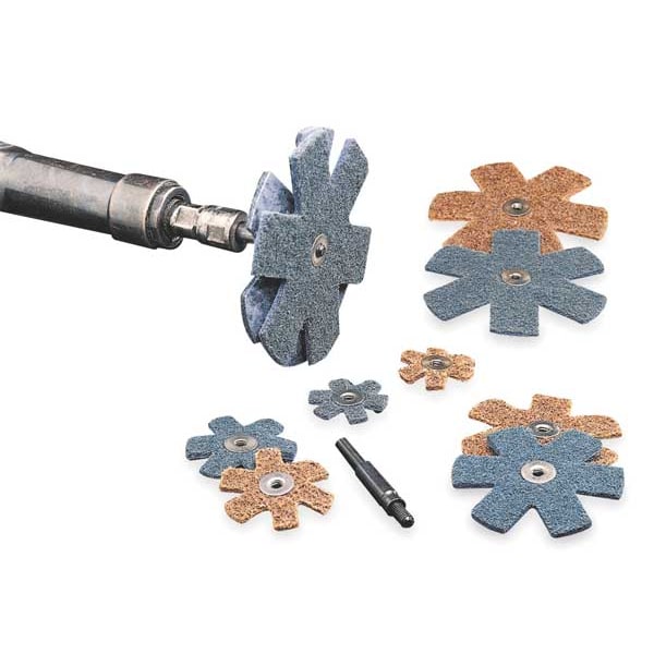 Abrasive Star, Al-Ox, 4in, Coarse
