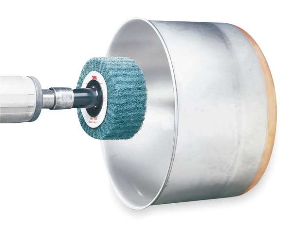 Flap Wheel, NonWoven, SC, 3x1.75x1/4 Shk, FN
