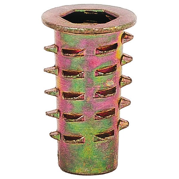 Hex Drive Threaded Insert, 1/4