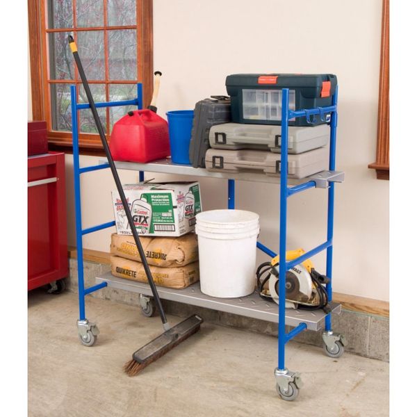 Portable Scaffold, Aluminum, 3 ft 8 in Platform Height