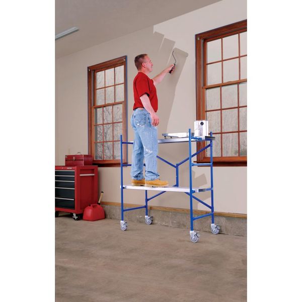 Portable Scaffold, Aluminum, 3 ft 8 in Platform Height