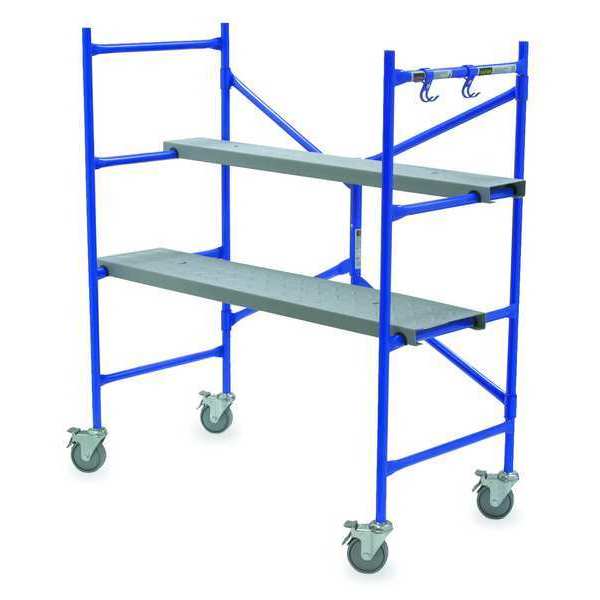 Portable Scaffold, Aluminum, 3 ft 8 in Platform Height