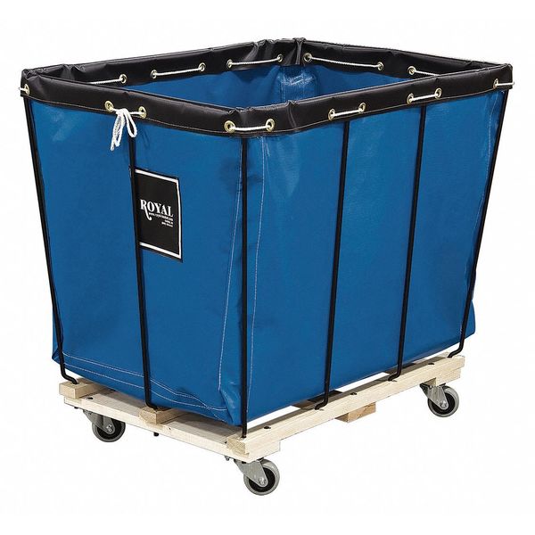 Knock Down Basket Truck, 12 Bu, Blue Vinyl