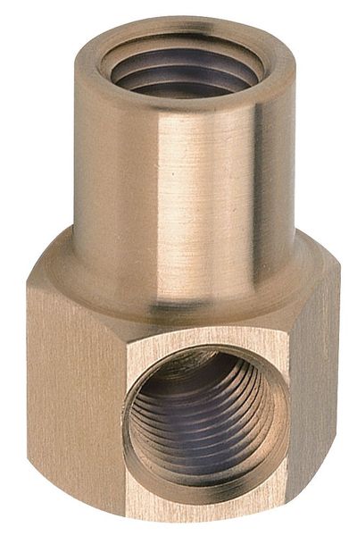 Brass Hex Elbow, FNPT x FNPT, 1/4