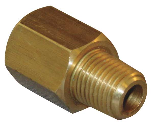 Chrome Plated Brass Conversion Adapter, MBSP x FNPT, 1/4