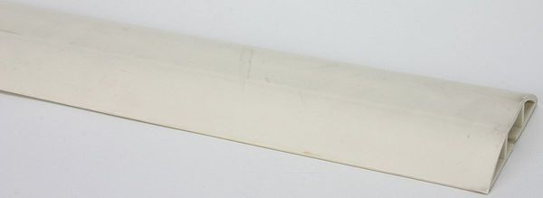 Cable Protector, 3 Channels, Beige, 10 ft.L