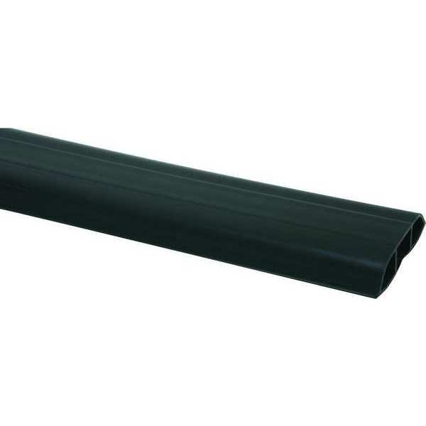 Cable Protector, 1 Channel, Black, 25 ft.L