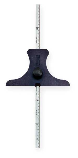 Rule Depth Gage, 6 In, 32nds/64ths