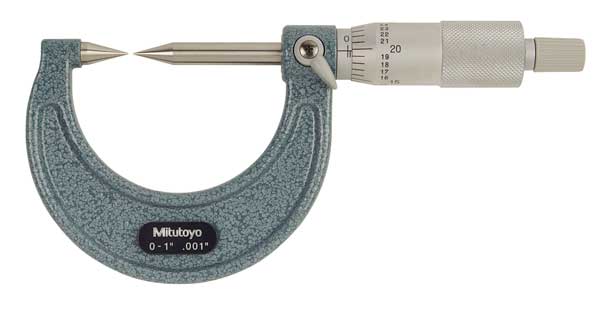 Point Micrometer, 0 to 1