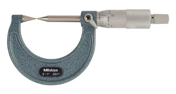 Point Micrometer, 0 to 1