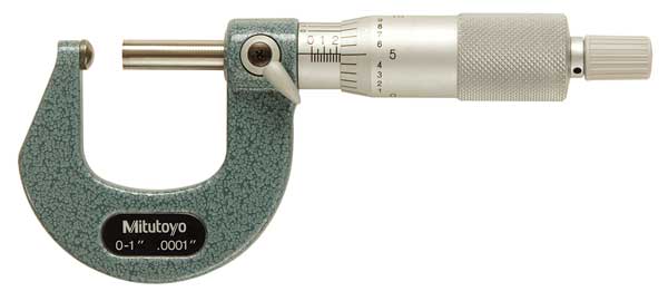 Spherical Anvil Micrometer, 0-1