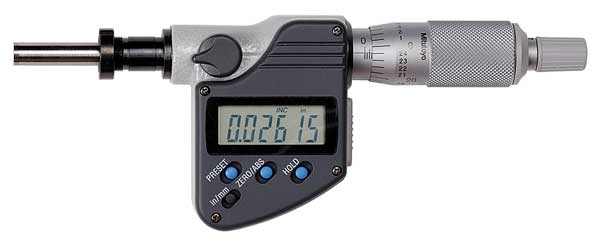 Electronic Micrometer Head, 0 to 1