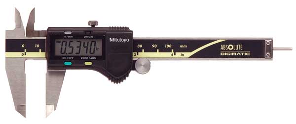 Absolute Digital Caliper, 0 to 4 In