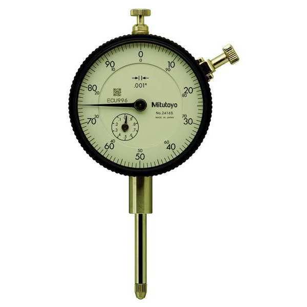 Dial Indicator, 0 to 1 In, 0-100