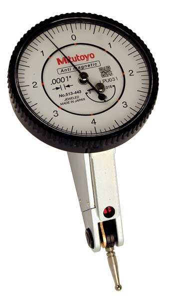 Dial Test Indicator, Hori, 0 to 0.016 In
