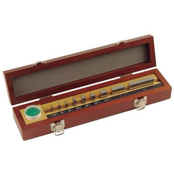Gage Block Set, ASME O, 0.625-2, 9 Pc