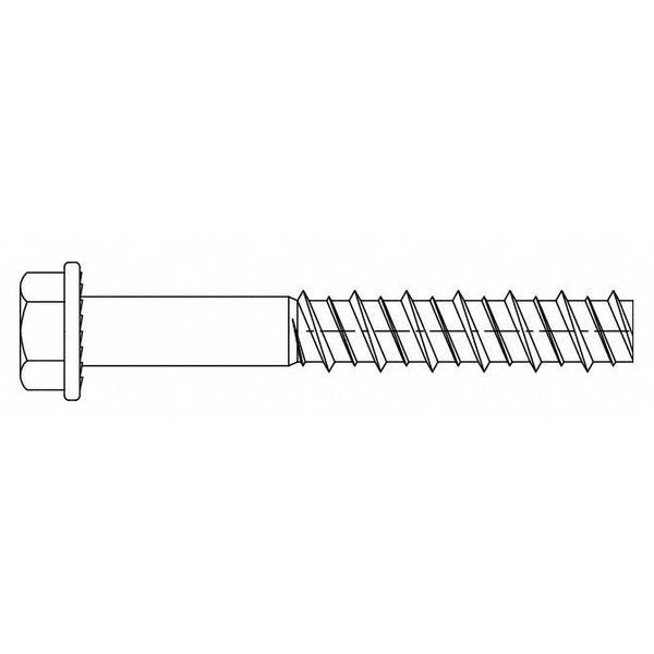 Tapcon LDT Concrete Screw, 1/2