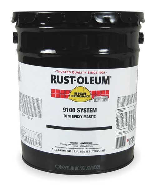 Epoxy Activator and Finish Kit, Silver Gray, Semi-gloss, 5 gal, 130 to 220 sq ft/gal, 9100 Series