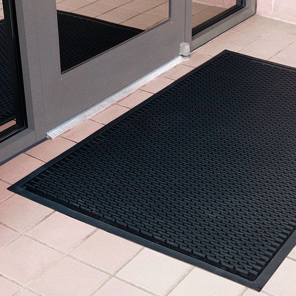 Entrance Mat, Black, 4 ft. W x 6 ft. L
