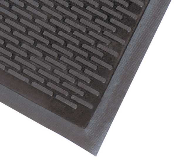 Entrance Mat, Black, 3 ft. W x 5 ft. L